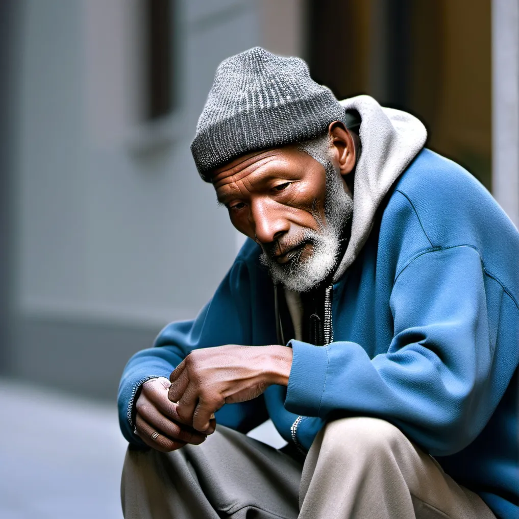 chat with ai character: Homeless Man