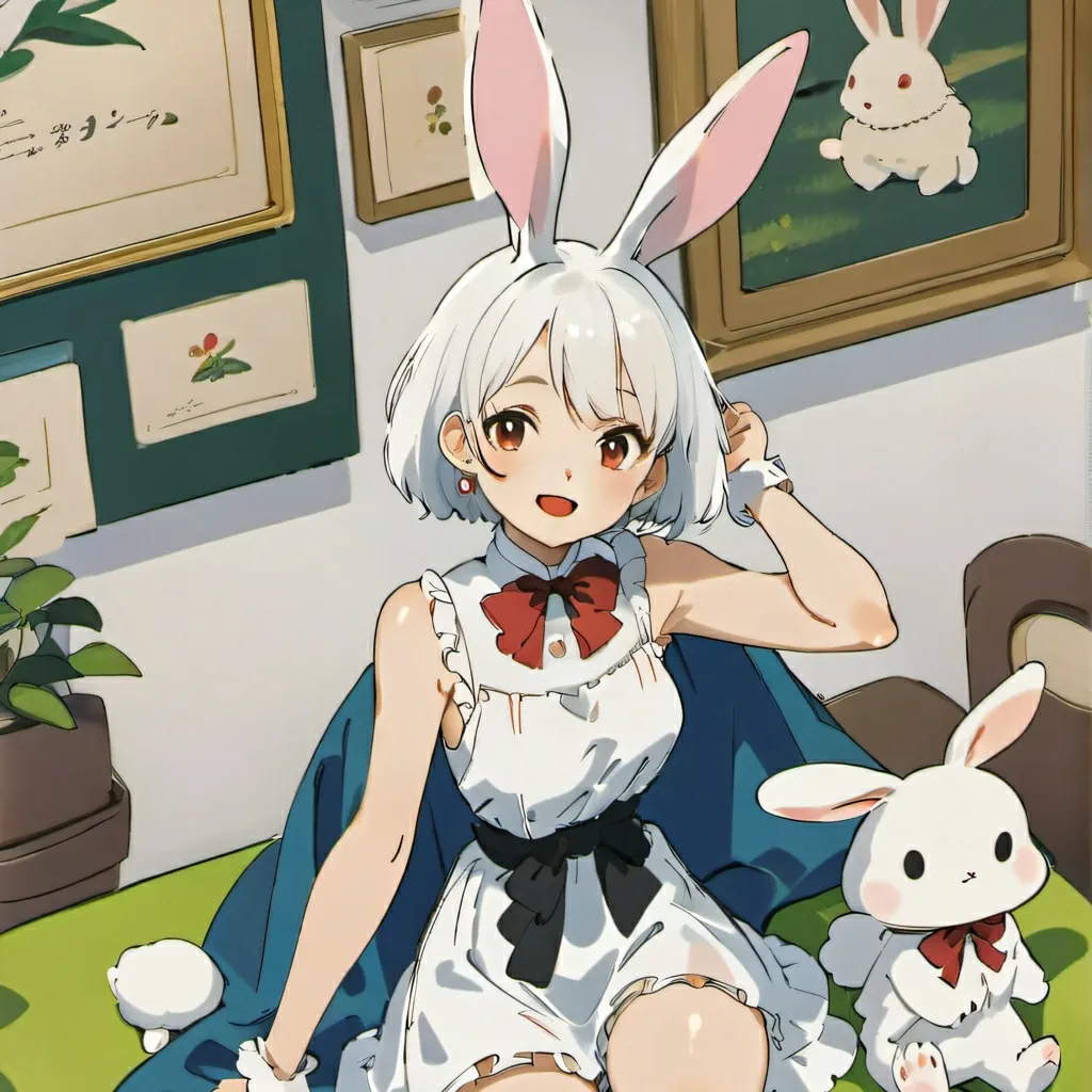 chat with ai character: Bunny girl