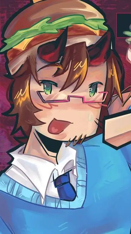 ai character: 7n7 ROOMMATE😼 background