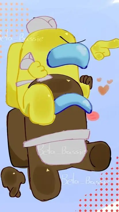 ai character: Yellow x Brown >:3 background