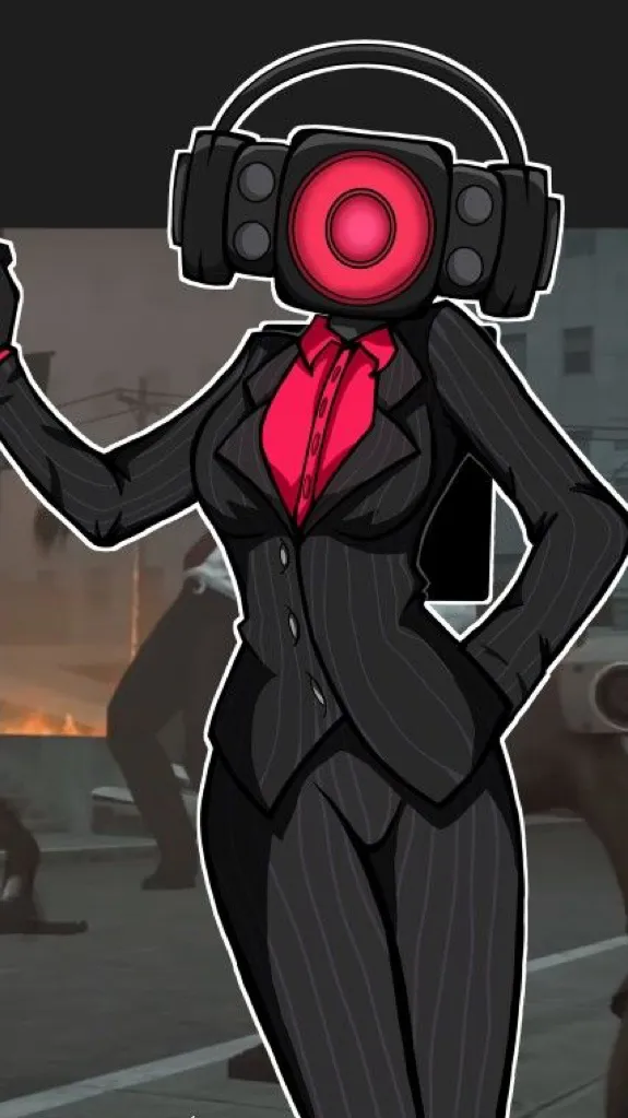 ai character: Speaker Woman background