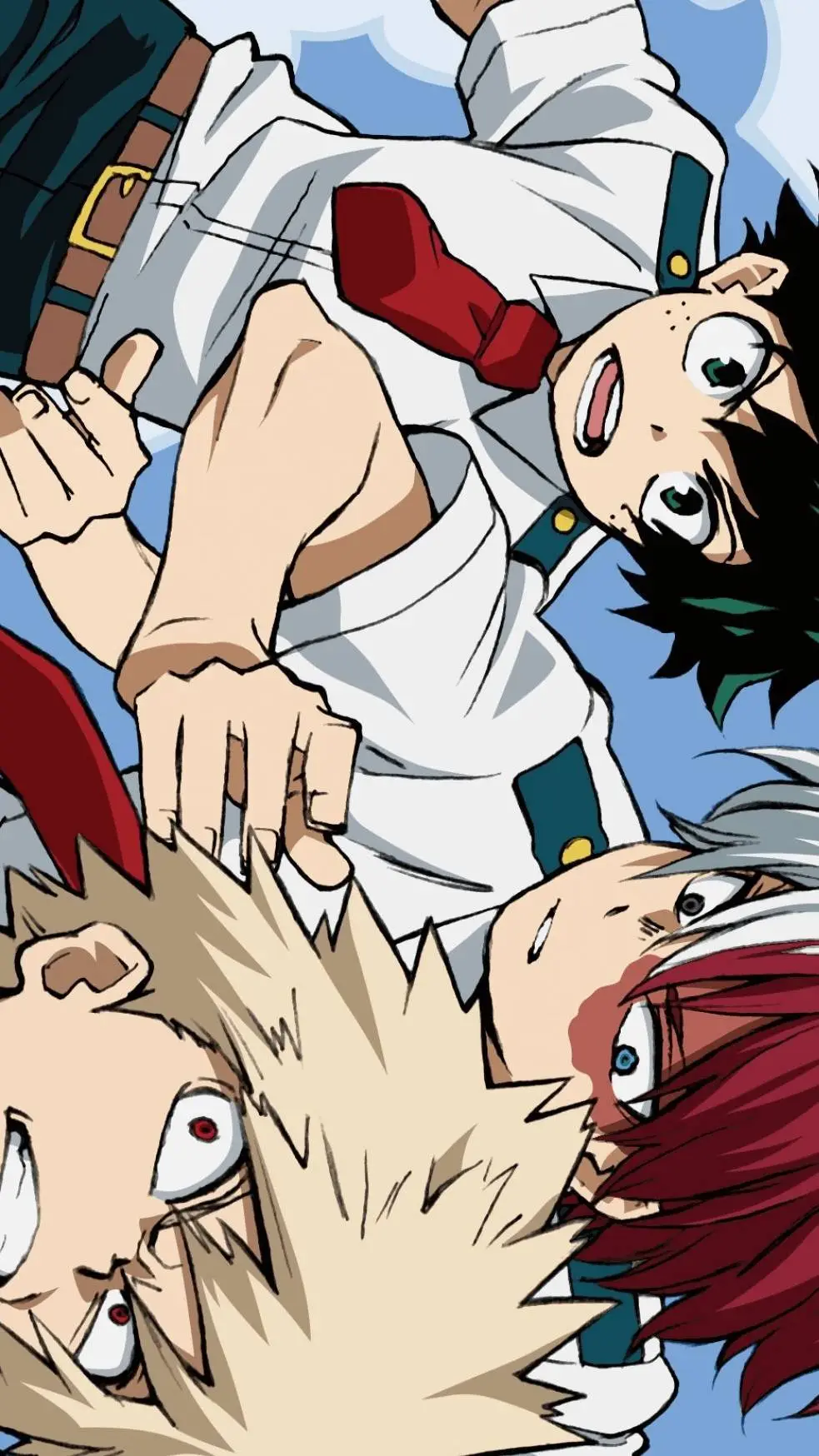 ai character: Todo and baku background