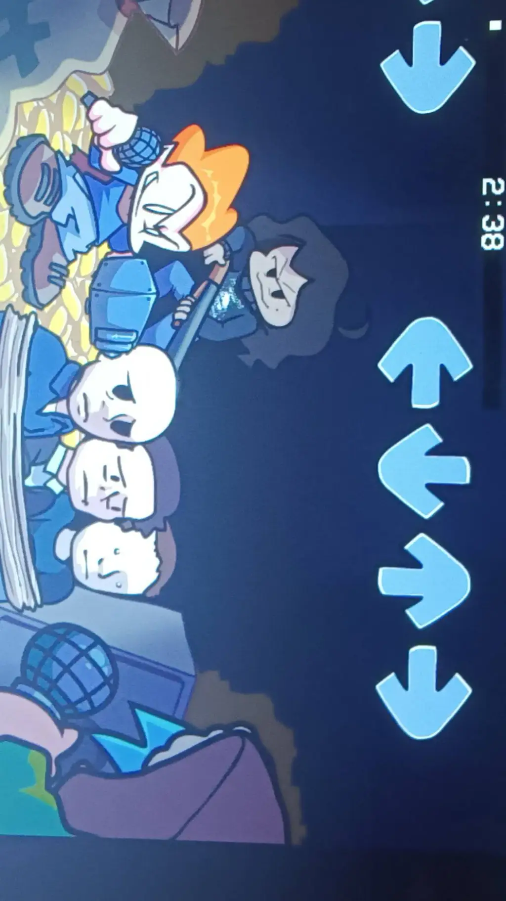 ai character: fnf Christmas!!!! background