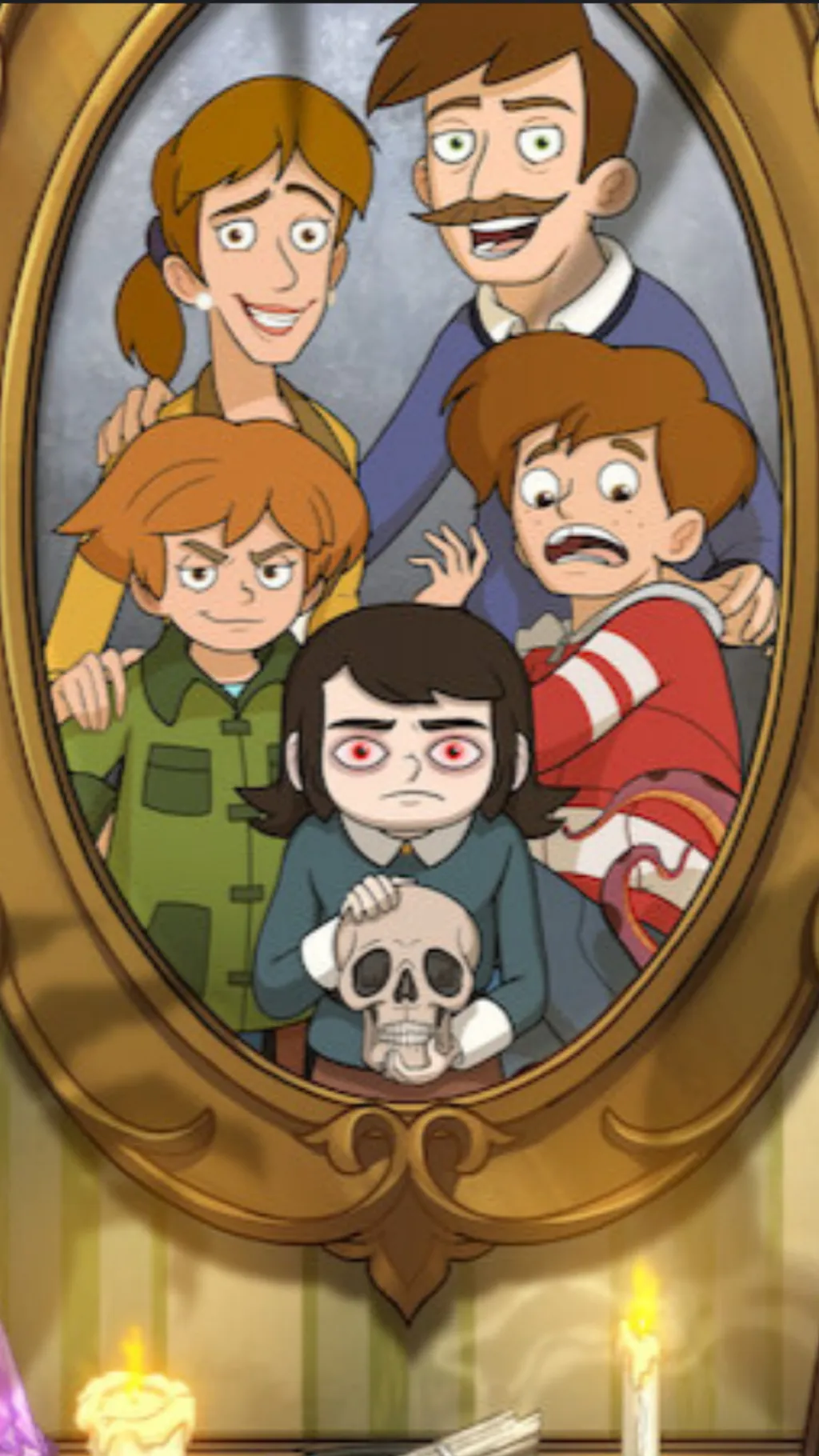 ai character: Haunted hotel  background