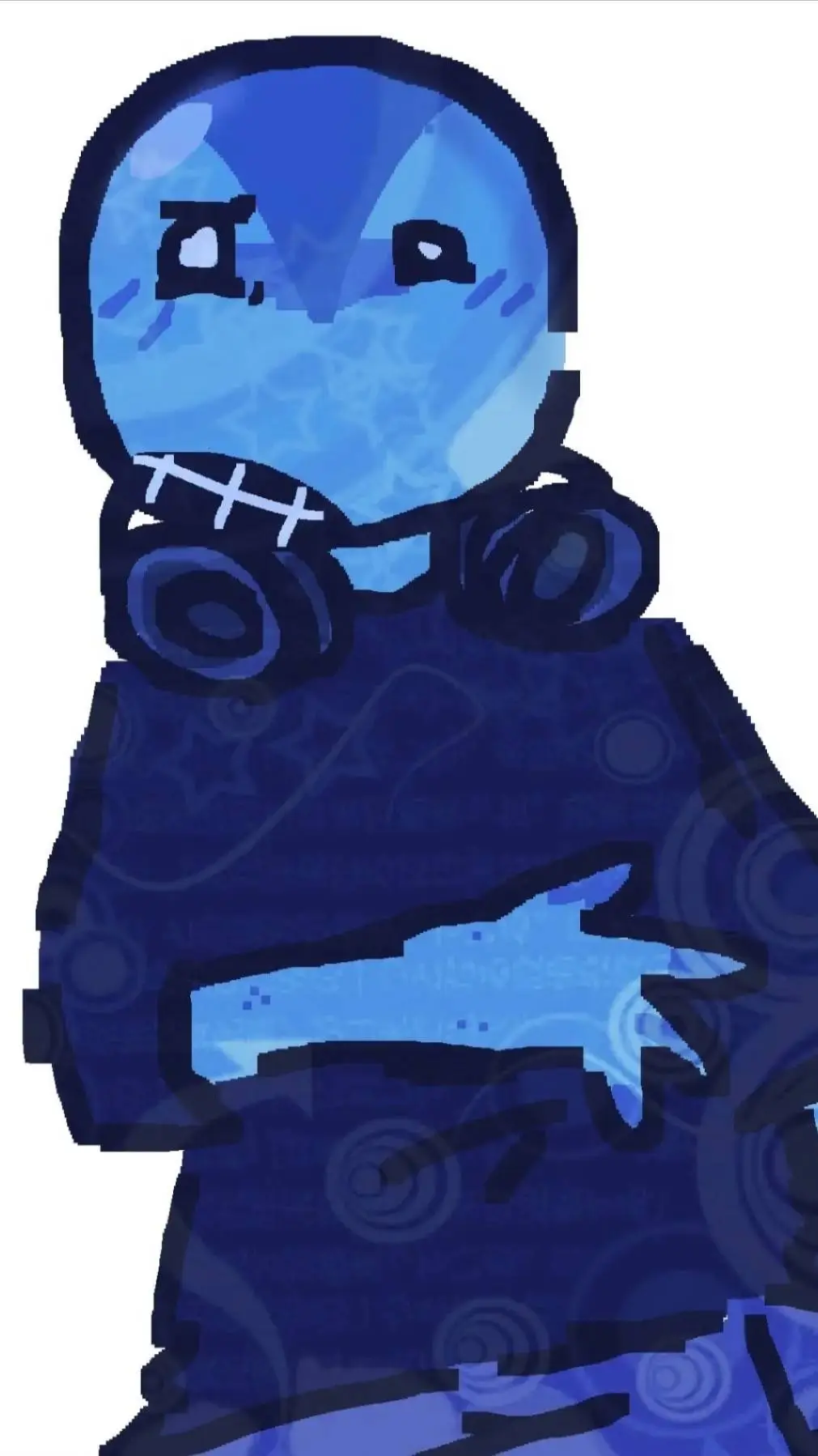 ai character: Bluudud background