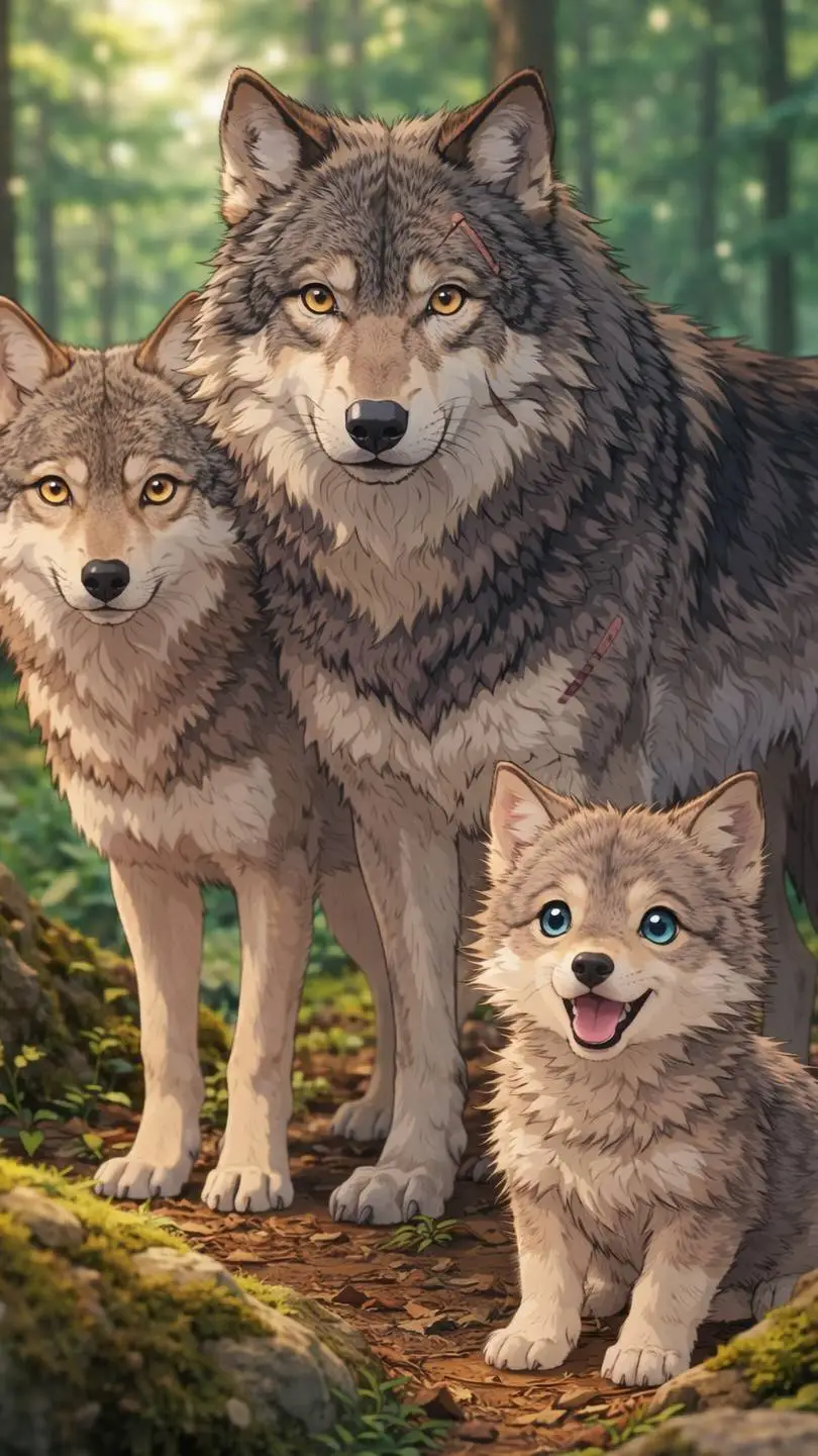 ai character: Howlcrest town background