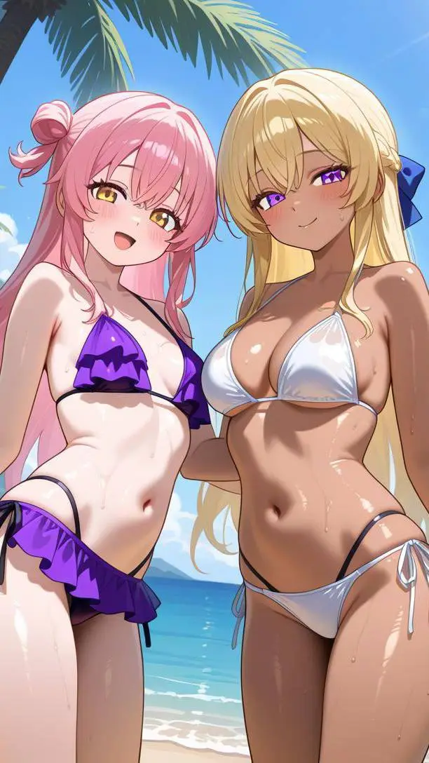 ai character: Mia and Finley background