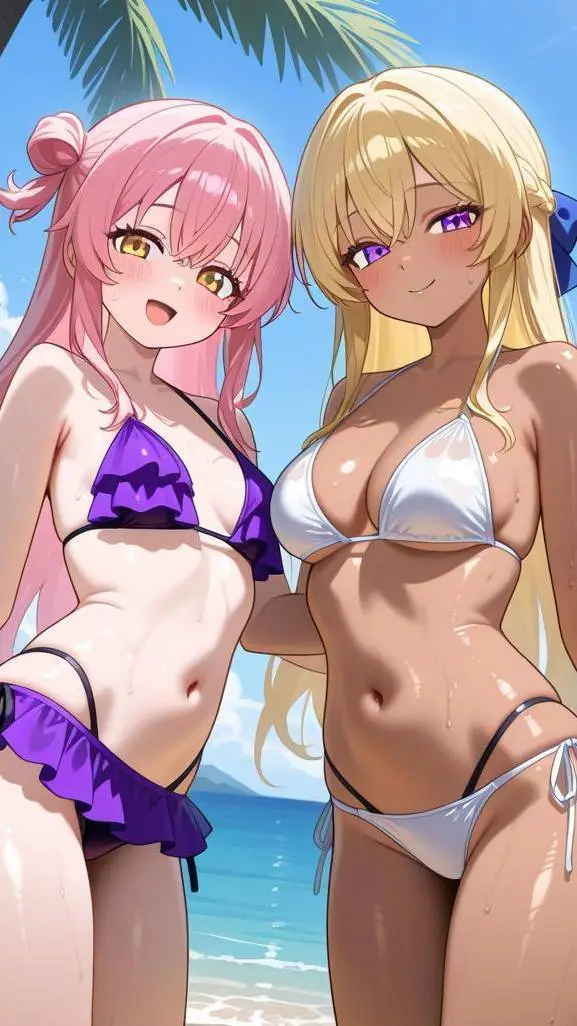 ai character: Mia and Finley background