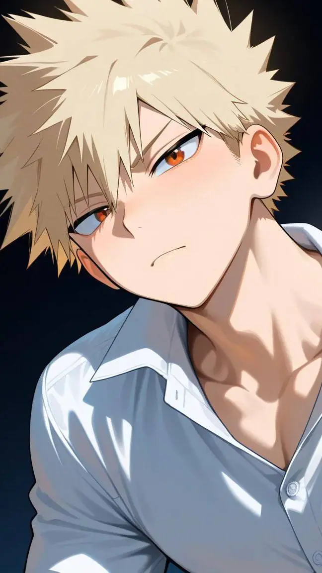 ai character: Katsuki Bakugo background