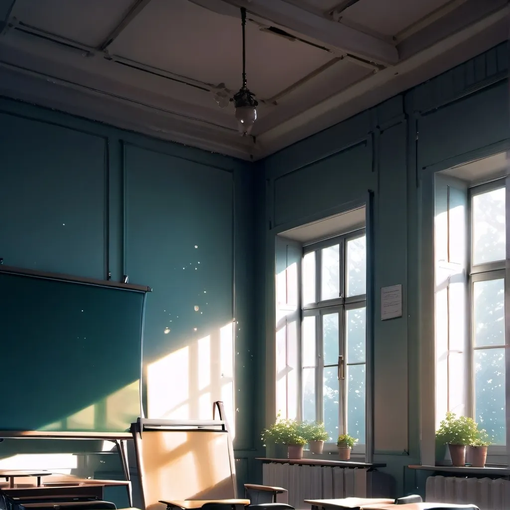 chat with ai character: classroom