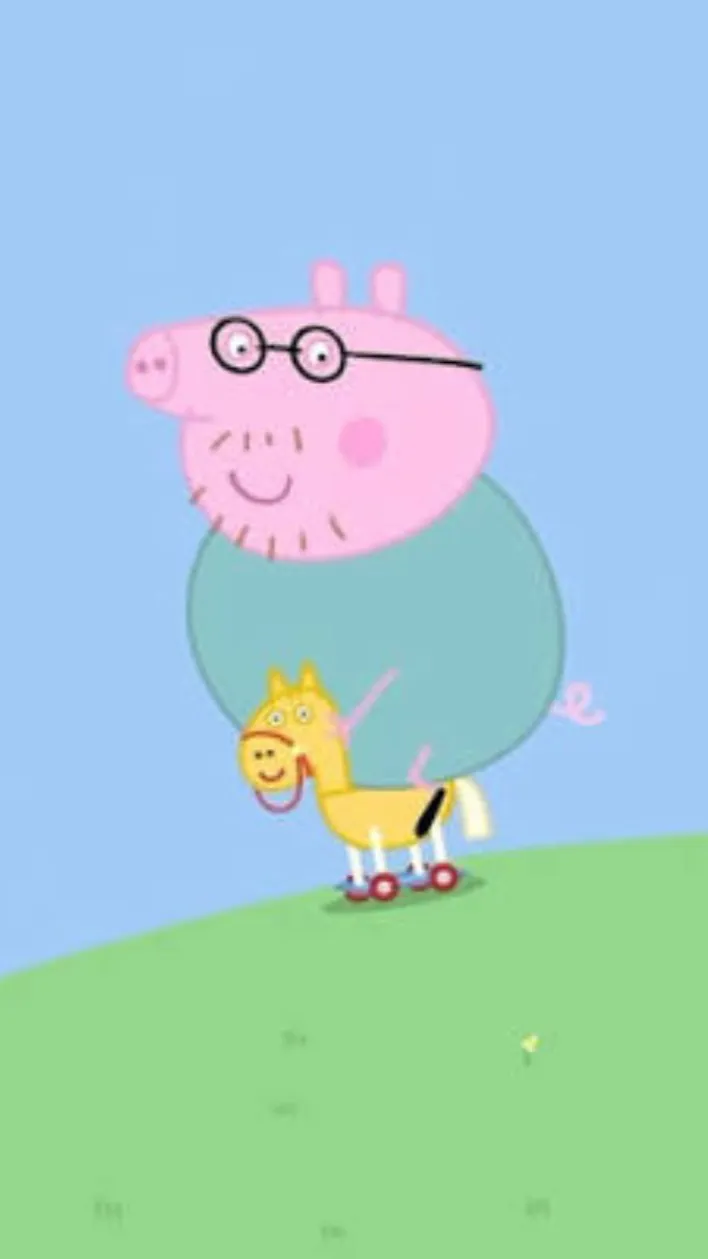 ai character: Daddy pig background