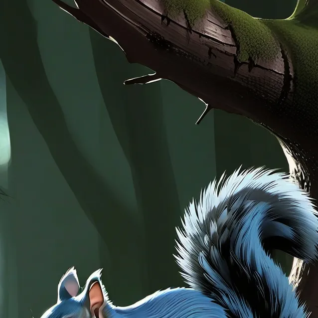 chat with ai character: Blue Male Squirrel