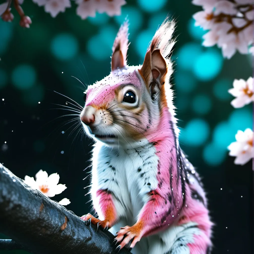 chat with ai character: Pink Female Squirr