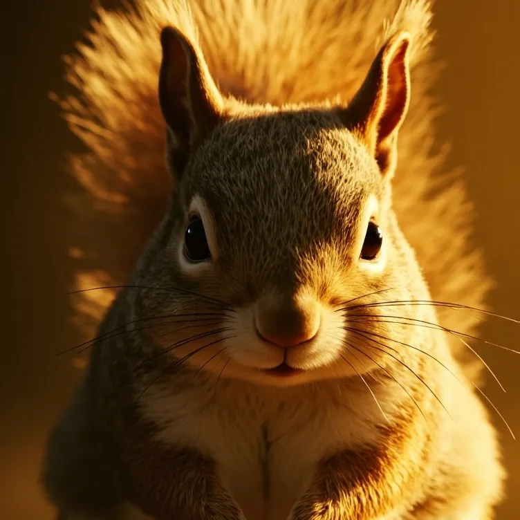 chat with ai character: Gold Male Squirrel