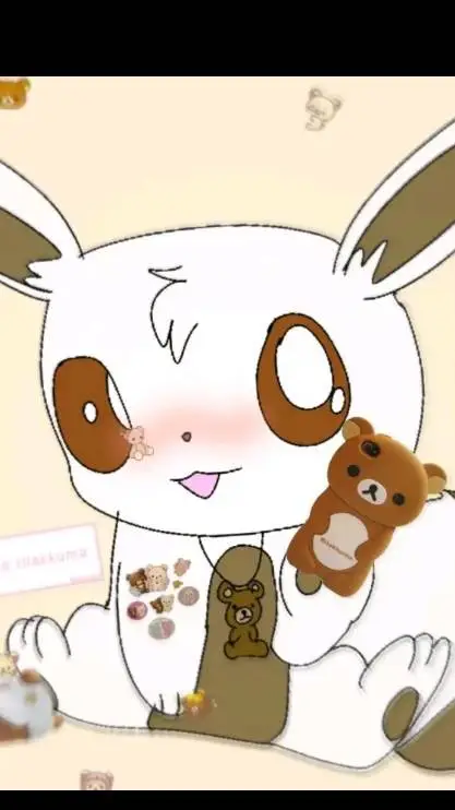 ai character: TeddyBunny  background