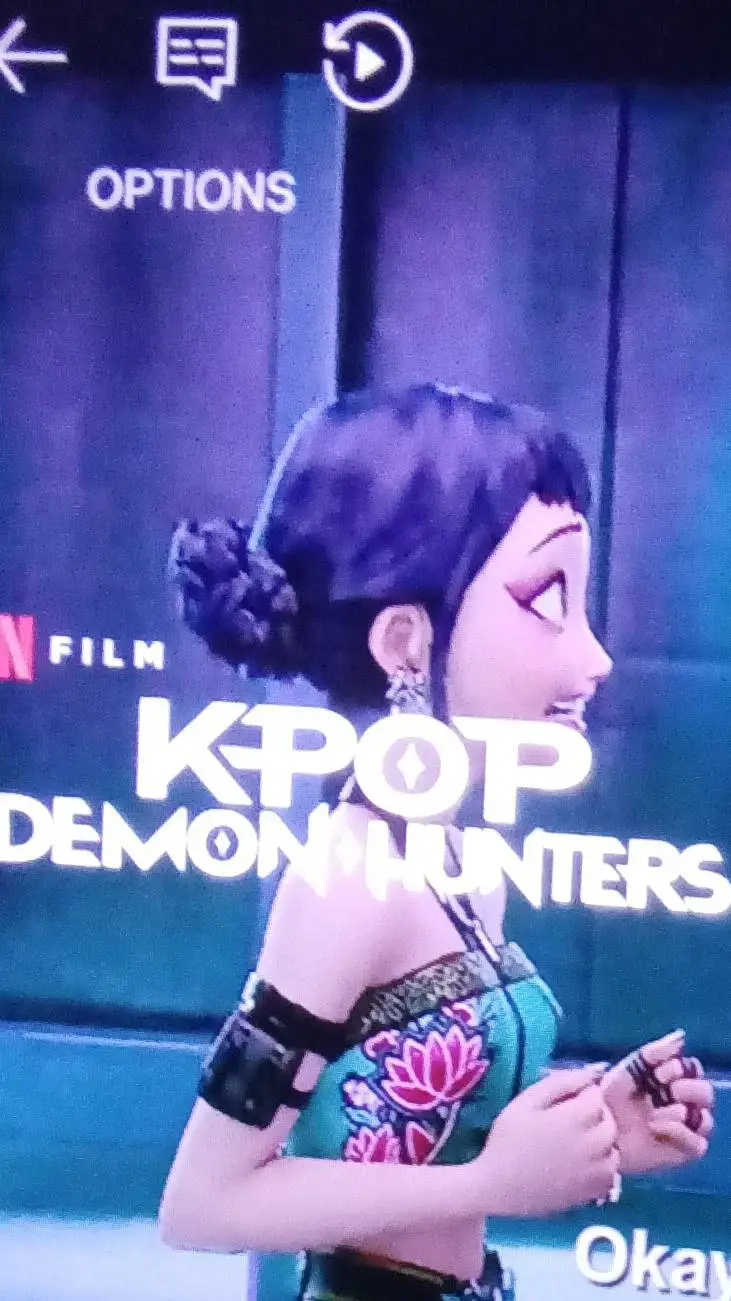 ai character: kpop demon Hunters background