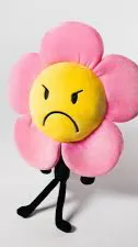 ai character: Flower background