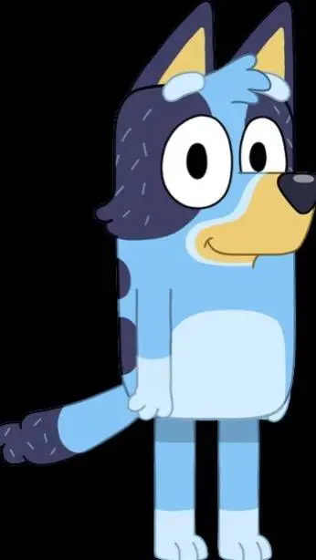 ai character: Bluey background