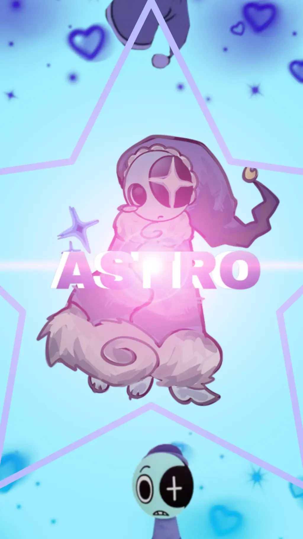 ai character: moonflower background