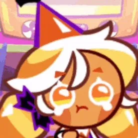 chat with ai character: Candy Corn Cookie