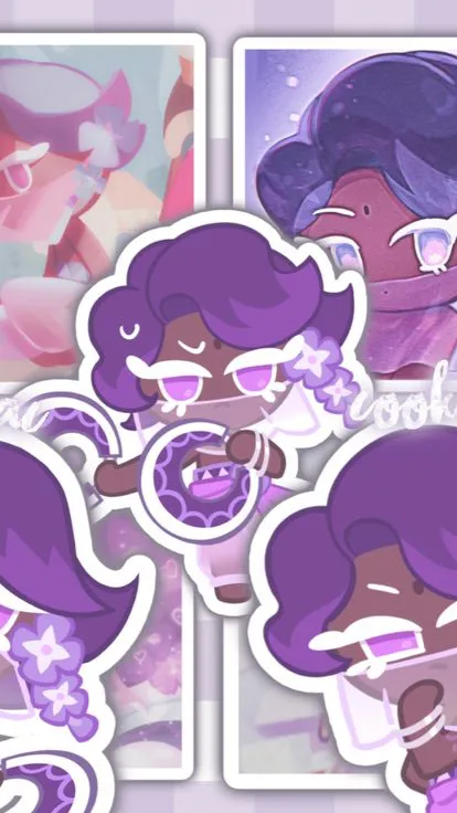 ai character: Lilac Cookie background