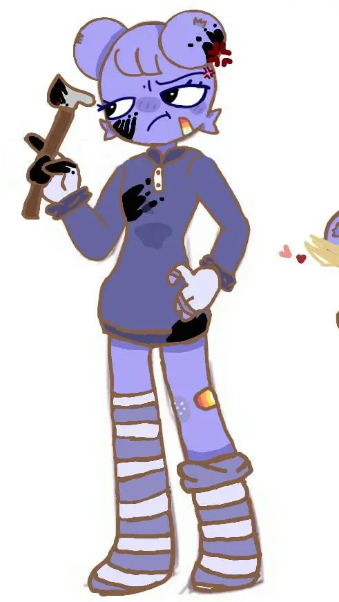 ai character: 🫐 Berry 🫐 background