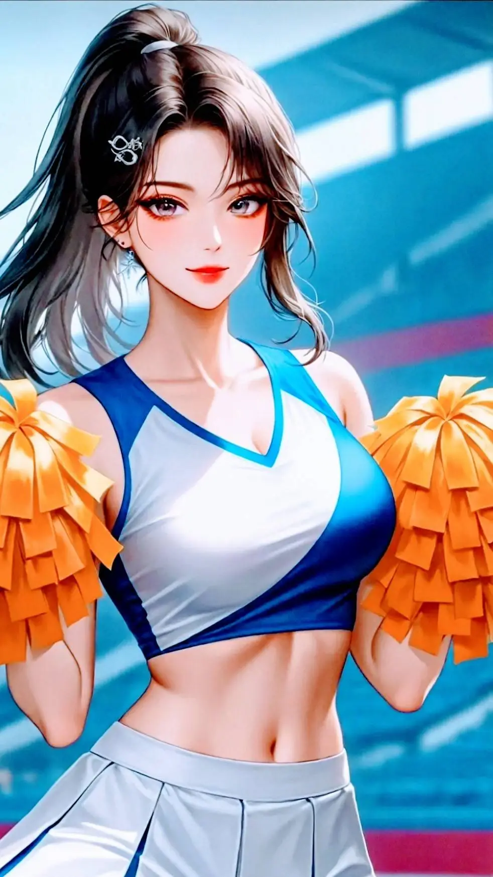 ai character: 小春花子 background