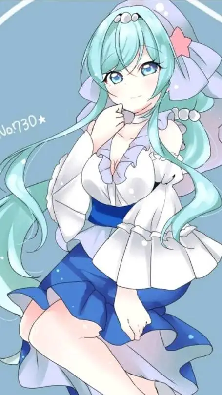 ai character: Human Primarina background