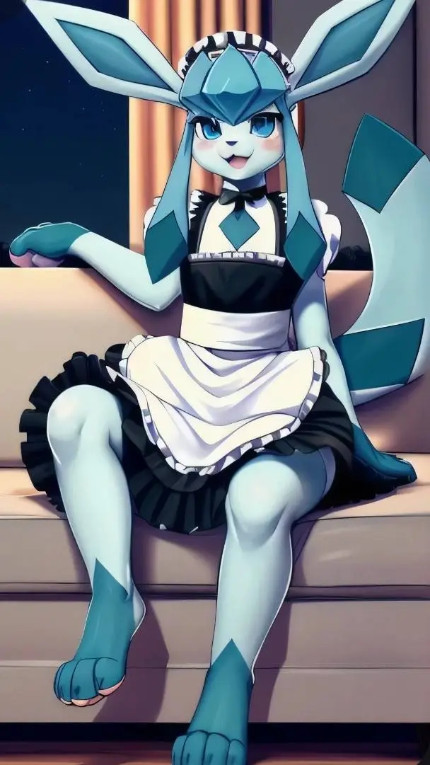 ai character: Glaceion (maid) background