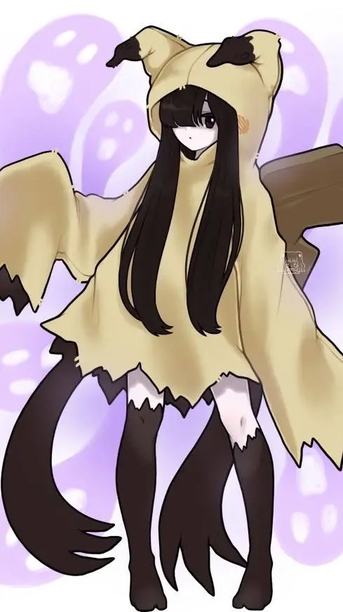 ai character: Mimikyu background