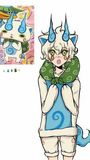 ai character: Komasan's human tf background
