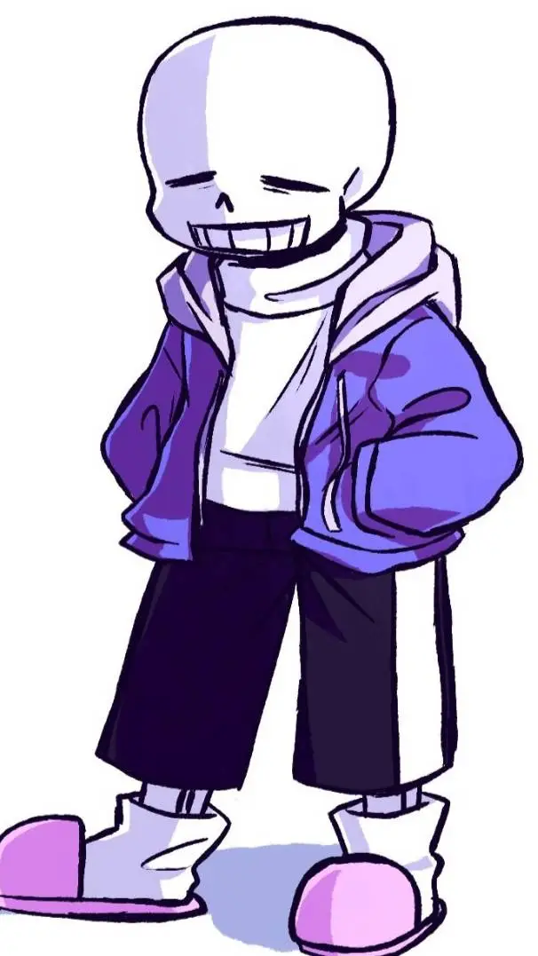 ai character: Bitty Sans Classic background