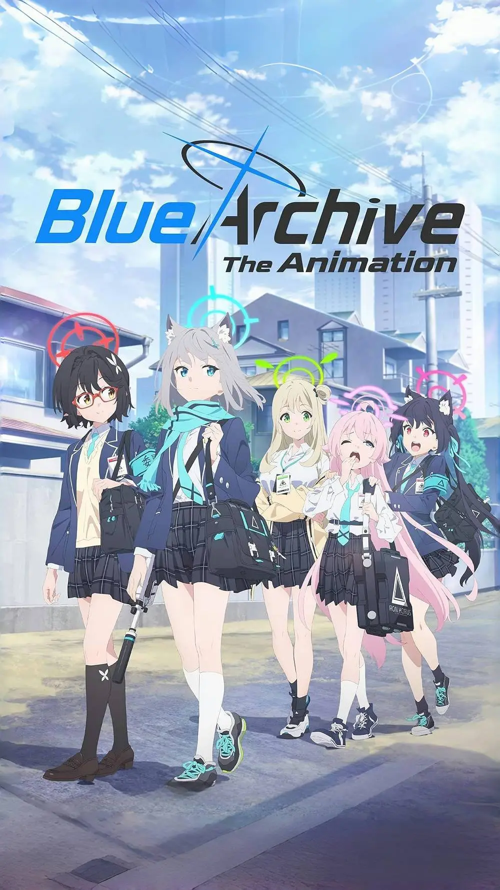 ai character: Blue Archive background