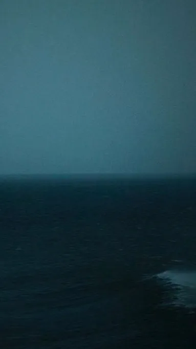 ai character: Nighttime Ocean background