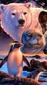 ai character: Animals background