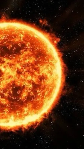 ai character: the sun background