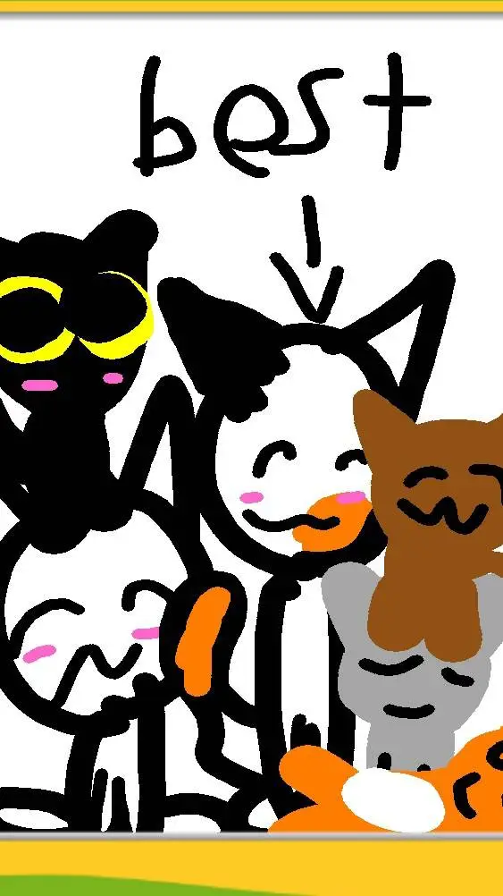 ai character: cat infection background