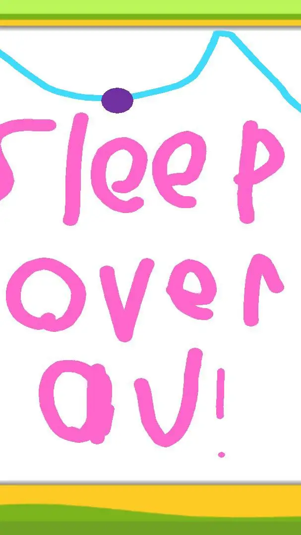 ai character: sleep over but dw background