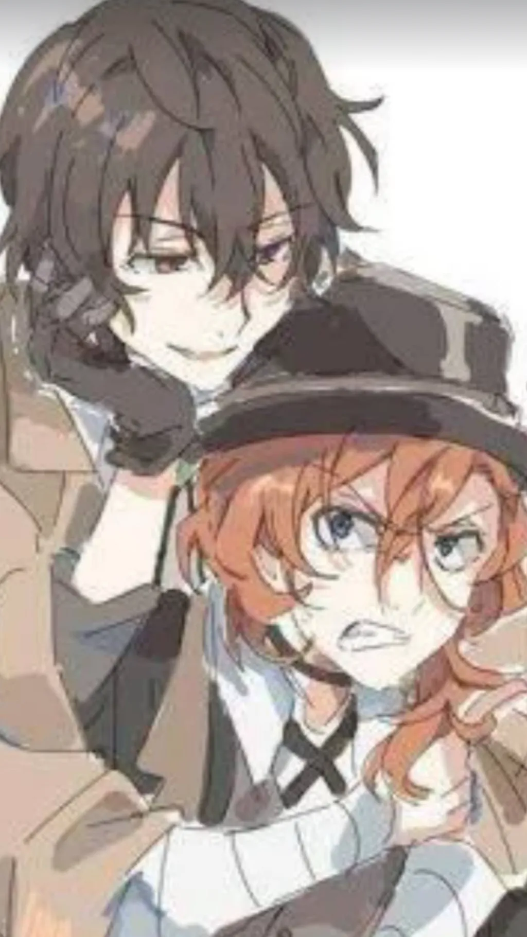 ai character: ♡Chuuya x Dazai♡ background