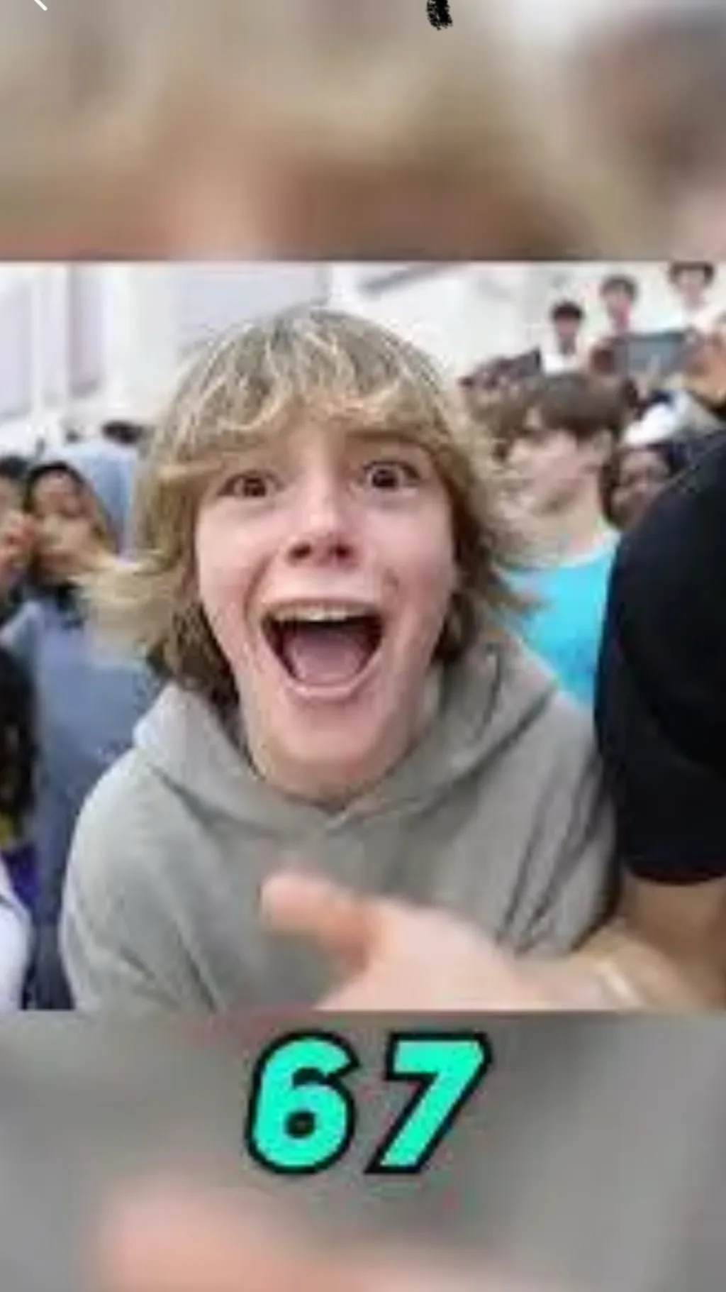 ai character: 67 kid 2.0 background