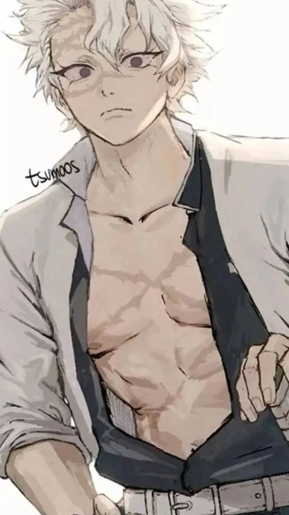 ai character: Sanemi Shinazugawa background