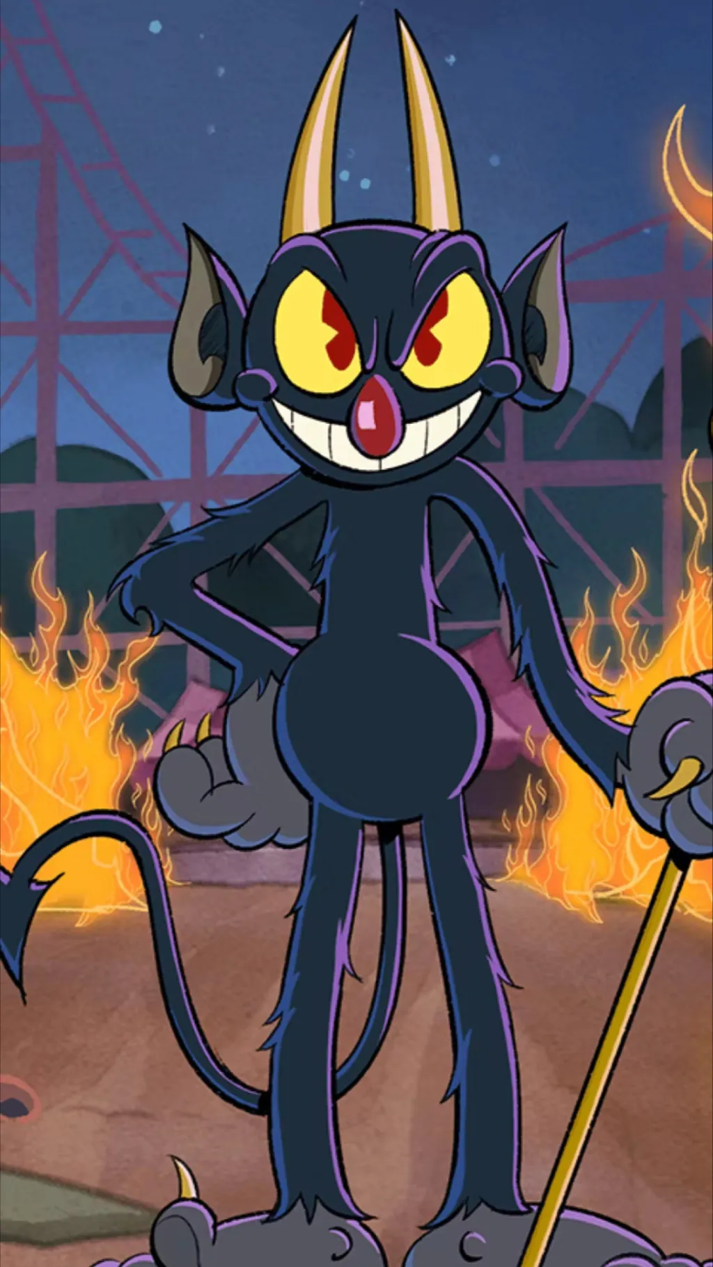 ai character: The devil background