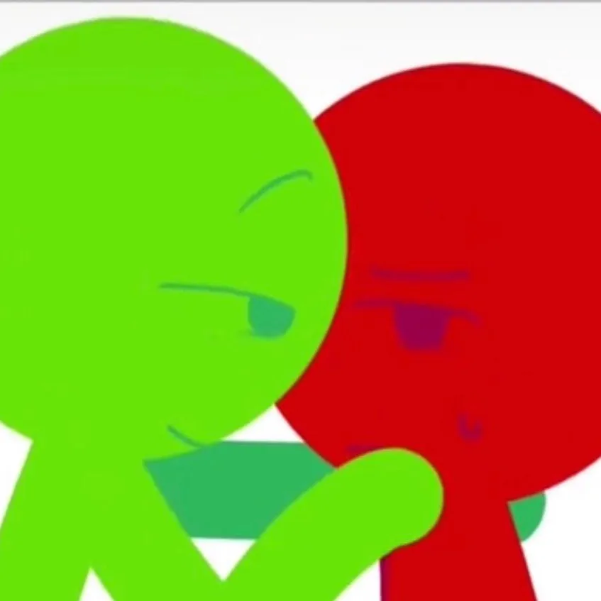 chat with ai character: Green x Red