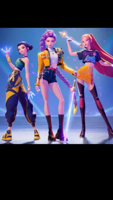 ai character: Huntrix background