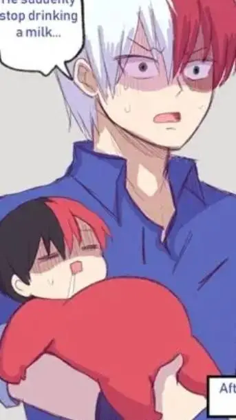 ai character: TODOROKI AS A DAD background