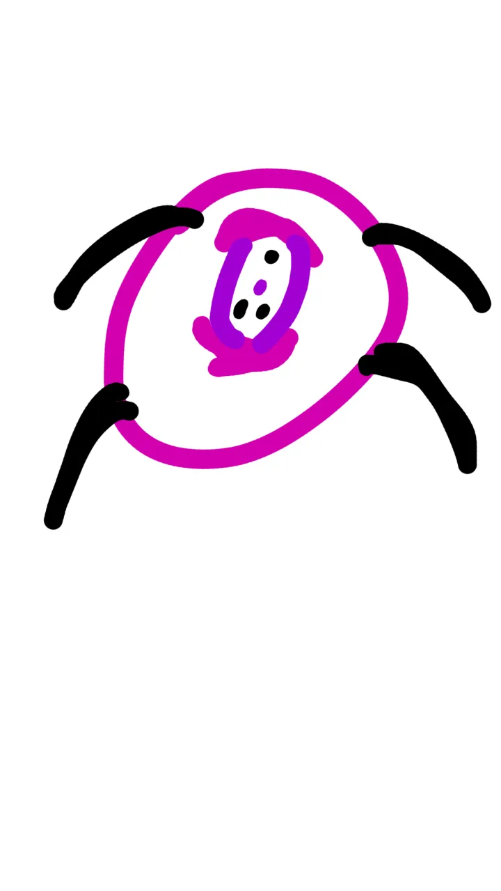 ai character: Mrs. Spider eye  background