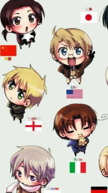 ai character: Hetalia-road trip  background