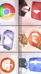 ai character: ᗩpp humans background