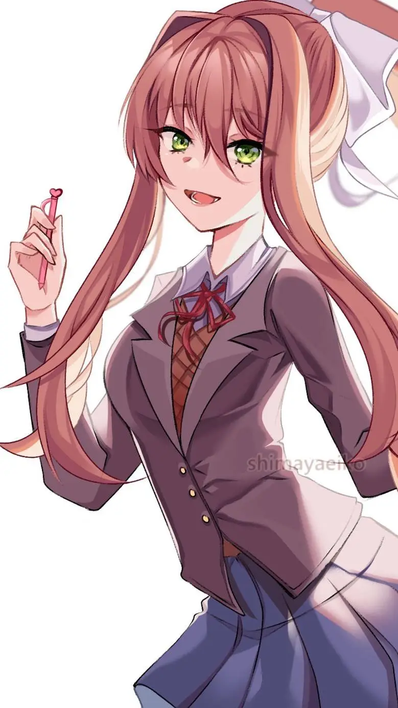 ai character: {☆Monika!☆} background