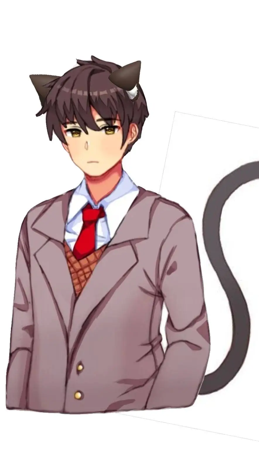 ai character: {Catboy MC} background